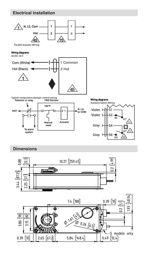 Heavy Duty Fail Safe Actuator For Fire Damper Hvac Ventilation Rock Solid Electric Operator With No Hassle Setup And Years Of Trouble Free Service Built Tough For Daily Grind Operations