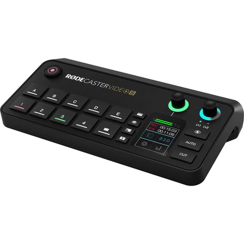 Video S All-In-One Audio And Video Console For Pro Podcasters And Streamers with control buttons and display