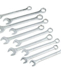 Jumbo 10 Piece SAE 12 Point Wrench Set With Carbon Steel Construction Box End For Maximum Torque Sizes From 1 5 16 Inch To 2 Inch