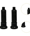 Heavy Duty Carbon Steel Spring Indexing Plunger And Self Locking Locating Pin Tough As Nails For Machinery Fixtures Precision Machined With No Sweat Setup And Bulletproof Reset Action 2 Pack close-up view of indexing plungers.