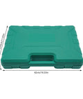 9 Piece Sheet Metal Repair Tools Set For Auto Body Dent Fixes, Durable 45 Steel Die Forged Kit With Leverage Tools For Easy Dent Smoothing, Rust Resistant Pro Grade Great For Home Garage Repairs. Green 42cm toolbox case, 29.6cm x 8cm