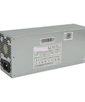 Beefy 600W High Efficiency Industrial Power Supply For 2U Server Racks PSU Max Output With Stable Power Delivery Durable Build Energy Saver Ideal For Enterprise And Home Lab Server Gear, silver metal enclosure