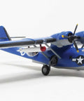 Plastic Model Kit PBY 5A Catalina Seaplane For US Navy History Buffs Multicolor Scale Aircraft Build Set Side View