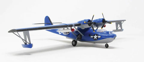 Plastic Model Kit PBY 5A Catalina Seaplane For US Navy History Buffs Multicolor Scale Aircraft Build Set Side View