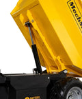Hydraulic tipping mechanism of Heavy Duty 1100 Lb Haul Ready To Roll Electric Wheel Barrow Dumper Cart with 48V Battery