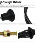 Close-up of Choke Cable AM129722 For John Deere 4X2 6X4 Worksite Turf TX TS showing grips and connectors.