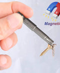 Rock Solid Security Torx Screwdriver Bit Set Featuring Magnetic S2 Steel Star Bits, showcasing a magnetic bit holding screws.
