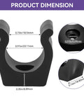 1 Inch Black Boat Ladder Clips Set Of Four Durable Marine Ladder Pole Holder Bracket Mounts Ideal For Boats Yachts RVs And More Versatile Hook Clips For Poles Oars Mooring Poles And Anchors