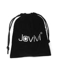 Black drawstring pouch with logo for Organic Wood Ear Gauges Set, 6 Pieces, Double Flared Saddle Plugs Stretcher for Punk Piercing