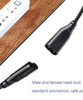 Straight Up Heavy Duty C7 To C8 Power Extension Cable 3 Pack IEC 320 connection with male and female heads.