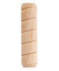 Top Shelf Spiral Grooved Hardwood Dowel Pins 3/8 X 1.5 Inches Pack Of 50 against a white background.