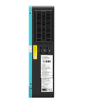 Back view of All-In-One Battery-Less 3600W Pure Sine Wave Solar Inverter With Built-In 120A MPPT Charger showing vents and power switch.