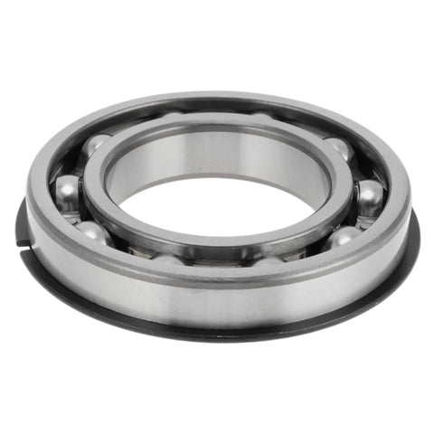 Deep Groove Ball Bearing 6215NR 75x130x25mm P5 Open Type Lubricated, silver tone bearing for cars, scooters, skateboards, and more