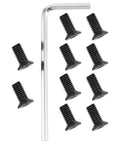 Fronthead Screws For Electric Scooters Stainless Steel Hex Socket Flat Head Torque Calibrated Pro Grade Replacement Hardware.