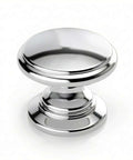 10 Pack Chrome Cabinet Knobs Solid Zinc Alloy Hardware With Polished Chrome Finish For Cabinets, Modern Drawer Knobs