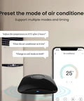 WiFi Universal Remote For IR And RF 433 And 315MHz With Fixed Code No Encryption 50K IR Database Plug And Play Smart Home Hub with AC control