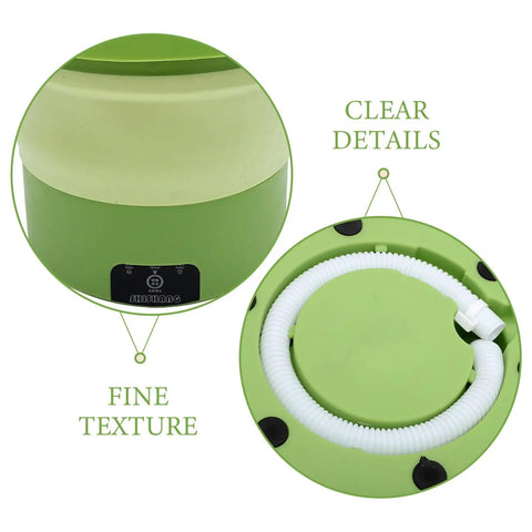 Portable Mini Washing Machine 6 Liter Foldable Compact Cleaner Lightweight design showing fine texture and details.