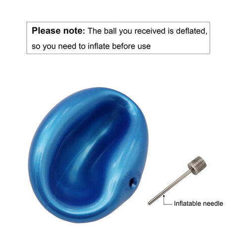 Watch Case Opener Ball Tool For Back Removal And Reassembly Soft Rubber Ball Safely Lifts And Seals Case Backs Scratch Free DIY Repair Accessory For Beginners in blue with inflatable needle.