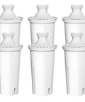 Six Pack Water Filter Replacement for Brita Pitchers and Dispensers Compatible with Classic 35557 OB03 Mavea 107007 Grand Lake Capri and More