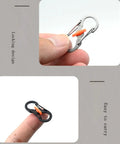 Lock It Down Tight With These 10 Heavy Duty Zipper Lock Clips Keep Your Backpack Secure Quick Disconnect Buckles showing locking design in hand.