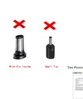 Image showing three types of power adapter tips with warranty certificate for 12V DC Power Adapter For Powering Your Telescope Gear
