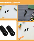 Solid 80 Piece PVC Bolt End Caps Kit Waterproof Wire Protectors Prevent Electric Shocks Wear Resistant Electrical Tips For Auto And Home Projects black caps shown in flat lay