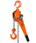 Heavy Duty Manual Lever Hoist 1.5 Ton 3300 Lbs 10 Ft Come Along Hand Chain Hoist G80 Carbon Steel Weston Brake with hooks.
