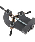 Pro Heavy Duty Rock Solid Lathe Steady Rest Wood Turning Support Mini Lathe Stabilizer Precision Crafted Aluminum Alloy close-up view of clamps and bolts