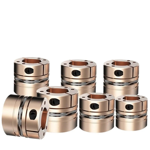 Heavy Duty Eight Screw Diaphragm Servo To Shaft Coupler Fits 25 Millimeter Shafts, set of eight for CNC routers and conveyors.