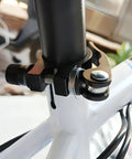 Durable Aluminum Alloy Bike Seat Clamp Quick Release Clip Bar Bolt M6x65 For Road And Mountain Bikes Reliable Clamp To Secure Saddle