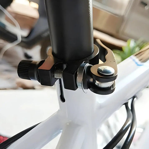 Durable Aluminum Alloy Bike Seat Clamp Quick Release Clip Bar Bolt M6x65 For Road And Mountain Bikes Reliable Clamp To Secure Saddle
