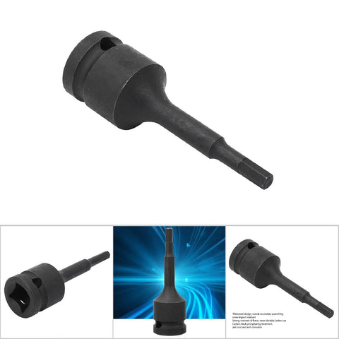 1/2-inch hex bit socket adapter, 42CrMo alloy, side view.