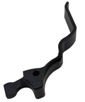 Extended Mag Release Lever For Ruger 10/22 In Black Anodized Aluminum, Heavy Duty Build, angled view, easy install