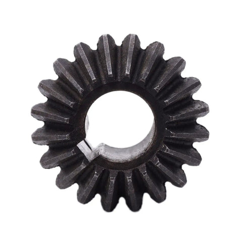 Close-up of Two Pack Bevel Gear Set 20 Teeth 2 Module Tapered Pinion Gears For Machinery And Transmission, durable 45 steel