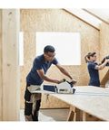 Cordless Circular Saw Packs Serious Punch With 18V To 36V Dual Voltage Switch And Included 5.2 Ah Battery delivering laser precision during woodworking.