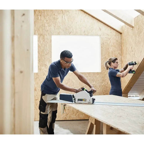 Cordless Circular Saw Packs Serious Punch With 18V To 36V Dual Voltage Switch And Included 5.2 Ah Battery delivering laser precision during woodworking.