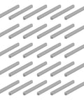 Meccanixity 30-piece carbon steel round-ended feather key set, 50x4x4 mm for drive shafts