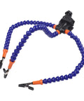 Three Arm Soldering Helping Hands Station with adjustable clips and swivel base, for PCB repair and electronics tinkering