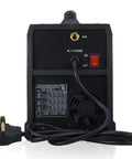 Back view of 205 Amp All In One MIG TIG Stick Arc Welder Dual Voltage 110V And 230V with power cord and switch visible