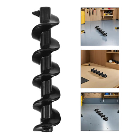 Chocolate Fountain Spiral Shaft Replacement Kit Four Piece Plastic Spiral Structure For Smooth Continuous Operation And Easy Maintenance Compatible With Various Chocolates For Home Parties And Family Gatherings black plastic spiral auger