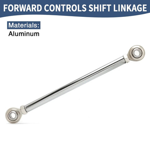 Chrome Shift Linkage Rod For Harley Sportster 2004-2022 Forward Control Shifter Linkage Upgrade Dope Ride Fits Iron 883 XL883 XL1200 Forty Eight Seventy Two Aluminum construction chrome rod with rod-end bearings