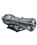 Turbine Engine Model Kit For Aviation Enthusiasts With Realistic Replica And Light Effects, enlarged metal model on stand