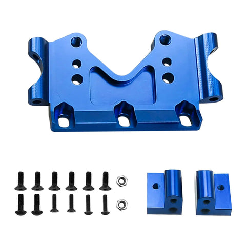 Traxxas Aluminum Front Bulkhead Upgrade Kit Blue Anodized For Slash 2WD Rustler Stampede Bandit 2530 2530A Replacement RC Car Parts