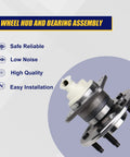 2Pcs Rear Wheel Bearing And Hub Assembly 512150 For FWD Chevy Impala Grand Prix Regal Lacrosse Pontiac Montana Trans Sport