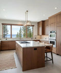 Top Notch Rustic Walnut Reactive Wood Stain Delivers Hella Fast Drying Coverage Throughout Indoor Furniture Outdoor Decking For Authentic Woodworking Enthusiasts in a stylish kitchen with walnut cabinetry.