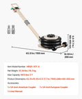 Beefy Triple Bag Air Jack 3 Ton Pneumatic Lift For Cars, SUVs And Trucks with adjustable long handle and six steel pipes.