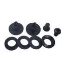 2 Pack Rear Window Latch Bolts Nuts Screws For Sienna GSL ASL 2003 2017 Quarter Glass Latch Kit With Silicone Washers