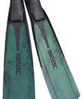 Long Fins For Scuba Diving Spearfishing And Freediving Green Size 11 12 Made In Italy Top Performance Dive Gear For Power Kicks Endurance And Speed Ideal For Apnea And Deep Dives