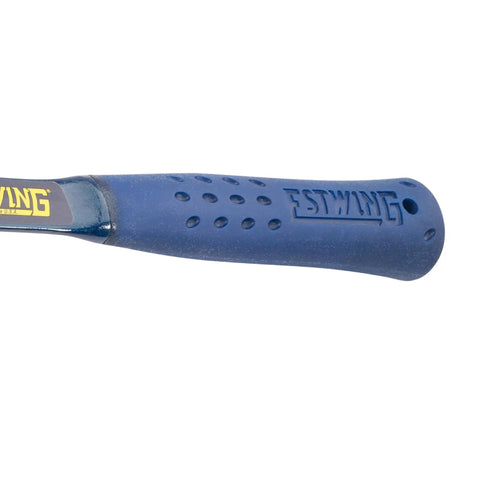 Handle of 14 Oz USA Made Go To Rock Hammer With Pointed Tip And Shock Reduction Grip For Breaking Rocks And Chiseling Hard Surfaces Ideal