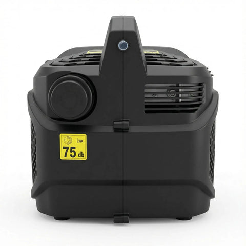 Hasienda 2 Gallon Quiet Air Compressor With Touch Safe Encased Design And Ergonomic Handle Lightweight Oil Free For Home Auto Care Painting And Woodworking Brushless Motor